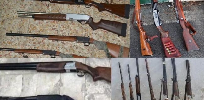 کشف سلاح‌های‌ غیرمجاز در رضوانشهر