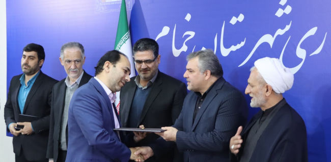 احمدپور سرپرست دفتر نمایندگی بنیاد مسکن انقلاب اسلامی استان گیلان مستقر در شهرستان خمام شد