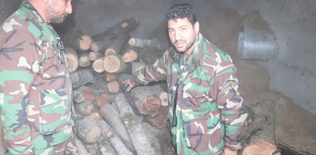 کشف و ضبط چوب آلات جنگلی غیر مجاز در استان گیلان