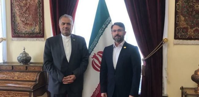 سفیر ایران در فدراسیون روسیه بر لزوم تسریع در بهره برداری از راه آهن رشت به منطقه آزاد انزلی تأکید کرد