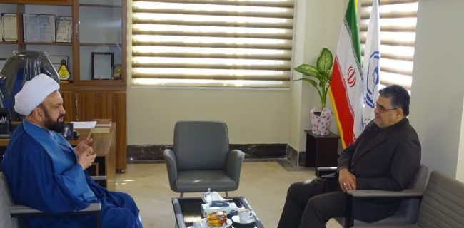 دیدار مهندس دائمی با مدیرکل مرکز خدمات حوزه علمیه استان گیلان
