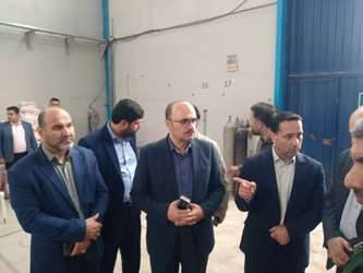 بازدید مشترک سرپرست شهرکهای صنعتی گیلان و مسئول سازمان بسیج صنعتی و معدن کشور از واحدهای صنعتی شهرک صنعتی سفیدرود