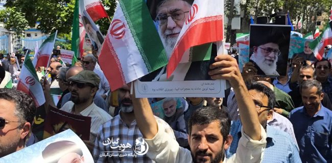 گزارش تصویری از راهپیمایی مردم در جمعه خشم و نصر