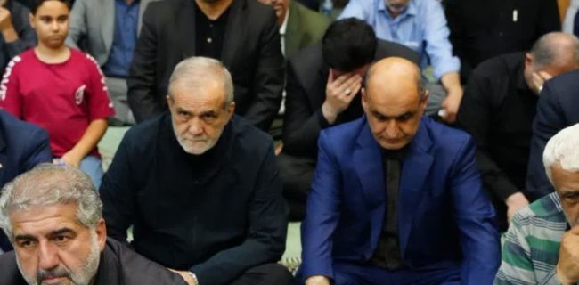 حضور رئیس‌جمهور و استاندار گیلان در مراسم گرامیداشت شهدای گیلانی جنگ تحمیلی ۱۲ روزه