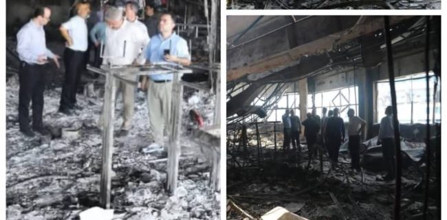 بازدید مشترک کارشناسان سازمان منطقه آزاد انزلی و نظام مهندسی گیلان از بنای مجتمع ونوس؛ بررسی دقیق استحکام سازه
