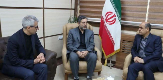 دیدار استاندار گیلان و سخنگوی وزارت خارجه با خانواده شهید دانشمند هسته‌ای