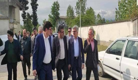 بازدید میدانی رئیس دانشگاه علوم پزشکی گیلان و هیئت همراه از بیمارستان امام حسن مجتبی (ع) فومن