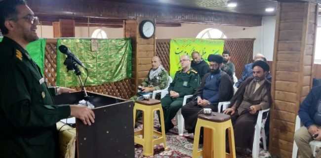 دشمن به دنبال تضعیف اعتقادات و عادی سازی فساددرجامعه است /هر پایگاه بسیج می تواند یک قرارگاه پیشرفت وآبادانی برای خدمت رسانی به مردم درمناطق محروم باشد