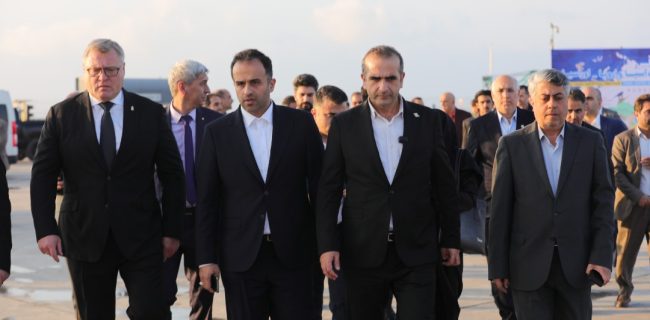 ایگور بابوشکین، استاندار آستراخان روسیه از منطقه آزاد انزلی بازدید کرد