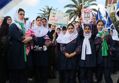 گزارش تصویری راهپیمایی باشکوه روز ۱۳ آبان در رشت