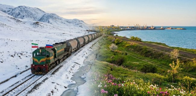 فعال‌سازی مسیر ترکیبی ریلی–دریایی در مسیر صادرات/سیمان ایران از مسیر بندر کاسپین راهی بازار روسیه شد