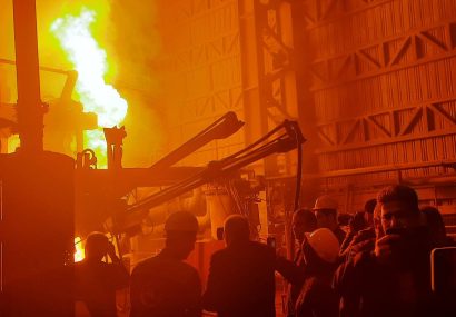 گرمای کوره ای که نوید بخش رونق صنعت و اقتصاد است