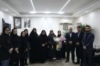 تجلیل فرماندار خمام از صالحه مهدوی پس از درخشش در رقابت‌های کشوری پاراتکواندو بانوان