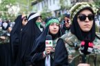 خلق حماسه‌ای ماندگار با تجمع اقتدار دختران و بانوان جان‌فدا در رشت/اجرای نخستین رژه بانوان رسانه‌ای در کشور در جریان اجتماع بزرگ بانوان جان‌فدا