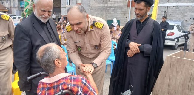 همدلی دریادلان نیروی دریایی با سالمندان و معلولان رشت؛ از عزاداری حسینی تا حمایت از مددجویان