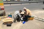 اجرای طرح فیبرنوری اختصاصی بانک رفاه کارگران در شعبه بلوار شهید بهشتی رشت