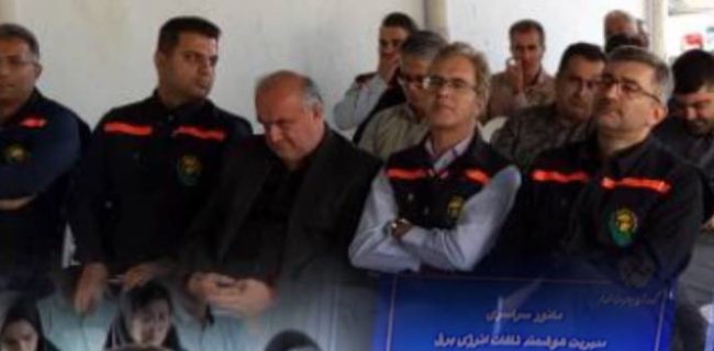 برگزاری مانور سراسری طرح «مهتاب» در امور توزیع برق سیاهکل