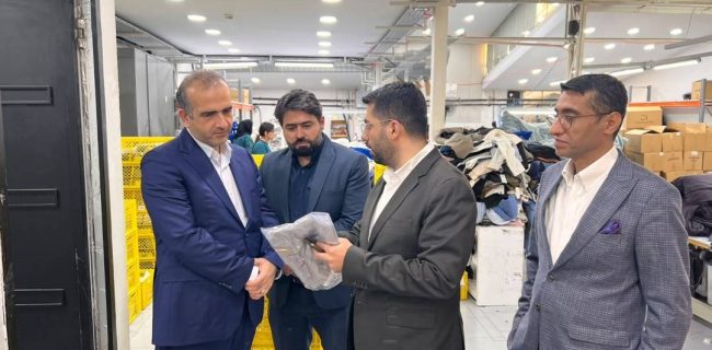 بازدید طاعتی‌مقدم از کارخانه «جین‌وست» در تهران